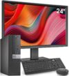 Amazon Renewed OptiPlex Desktop With 24 Inch Monitor