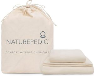 Naturepedic Organic Luxury King Sheet Set - 400 TC