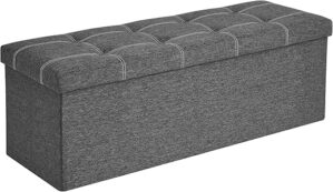 SONGMICS Ottoman Storage Bench, Folding Chest ULSF077G04