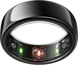 OURA Oura Ring Gen3 Horizon – Black – Size 8