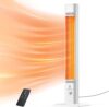 BIESQYA Outdoor Patio Heater, 1500W Infrared Heater
