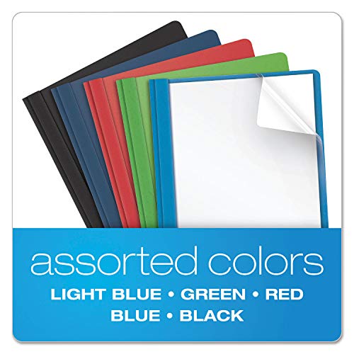 Oxford Clear Front Report Covers, Assorted Colors (55813EE) - Image 5