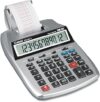 Canon P23DHV 12-Digit Printing Calculator, Purple/Red