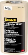 Scotch Painter’s Tape Contractor Grade, Tan, 1.41″ x 60.1 Yards