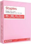 STAPLES Pastel Colored Copy Paper 14779