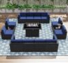 KHOLH Patio Furniture Set With Fire Pit