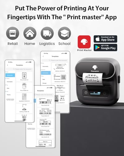 Phomemo M220 Label Maker, Portable Thermal Printer - Image 3