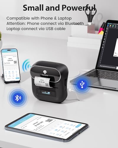Phomemo M220 Label Maker, Portable Thermal Printer - Image 4