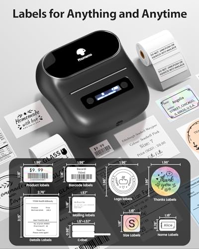 Phomemo M220 Label Maker, Portable Thermal Printer - Image 2