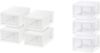 IRIS Plastic Storage Drawer Bundle, 6 & 15 Quart