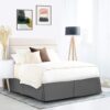 Pleated Bed Skirt, 14” Tailored Drop
