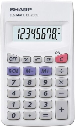 Sharp Pocket Calculator EL-233S