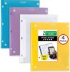 Five Star Pocket Folder + Study App, 4 Pack (330092B-ECM)
