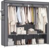 SONGMICS Portable Closet Wardrobe Organizer With Cover