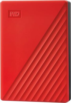 Western Digital Portable Hard Drive, 5TB, Red, WDBPKJ0050BRD-WESN