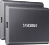 SAMSUNG Portable SSD T7, 4TB External Drive (2-Pack)