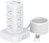 Mifaso Power Strip Tower With 12 Outlets