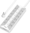 TESSAN Power Strip With USB, 12 Outlets