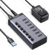 UGREEN Powered USB 3.0 Hub, 7-Port Adapter