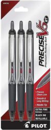 Pilot Precise V5 RT Extra Fine Pens, 3-Pack (26052)