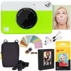 KODAK Printomatic Instant Camera Bundle (Green)