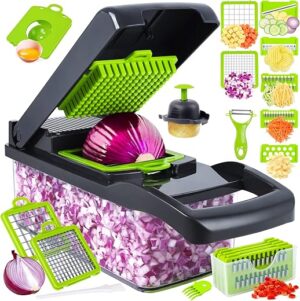 SNIFITAR Pro 14-in-1 Vegetable Chopper Slicer Dicer