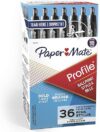 Paper Mate Profile Retractable Ballpoint Pens, Bold Point