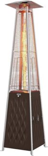 EAST OAK Pyramid Patio Heater, 48,000 BTU Quartz