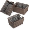Whitmor Rattique Java 3-Piece Storage Baskets Set