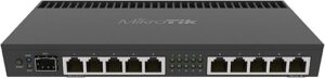 MikroTik RB4011 Ethernet 10-Port Gigabit Router (RB4011iGS+RM)