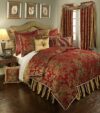 Austin Horn Classics Red 3-Piece Luxury Comforter Set