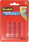 3M Removable Wall Mounting Tabs, Clear