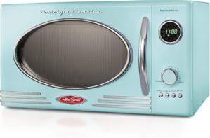Nostalgia Retro Countertop Microwave Oven – Aqua