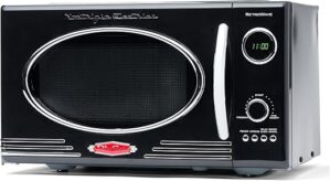 Nostalgia Retro Countertop Microwave Oven, Large 800-Watt