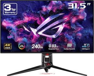 ASUS ROG Swift 32” 4K OLED Gaming Monitor PG32UCDM