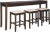 Signature Design by Ashley Rokane Urban Farmhouse Dining Set, Brown