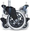 The Office Oasis Rollerblade Office Chair Wheels – Smooth Casters