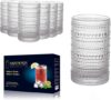 Bandesun Romantic Highball Glasses Set, 12 oz