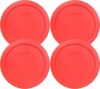 Pyrex Round Red 6.5″ 4 Cup Lid 4 Pack