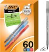 BIC Round Stic Xtra Life Assorted Ink Pens