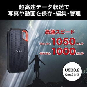 SanDisk External 4 TB USB3.2 Gen2, SDSSDE61-4T00-GH25