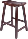 Winsome Satori Stool, 24″, Walnut, 94084