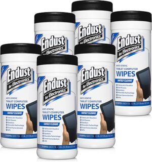 Endust Screen Cleaner Wipes, 6 Pack