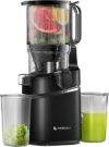amzchef Self-Feeding Masticating Juicer, 5.3-Inch