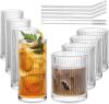 INSETLAN Set Of 8 Vintage Glassware
