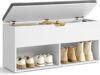 VASAGLE Shoe Bench With Cushion And Storage