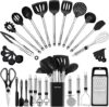 BESTZMWK Silicone Cooking Utensil Set – 33 Pieces