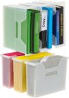 IRIS Small Portable Desktop File Box, 6 Pack