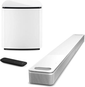 Bose Smart Ultra Dolby Atmos Soundbar Bundle With Bass Module 700 White