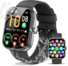 Coucur Smart Watch Fitness Tracker, IP68 Waterproof
